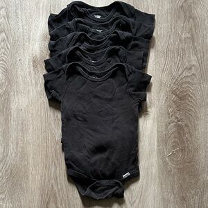 Gerber Black Baby Onesies 5 Pack
